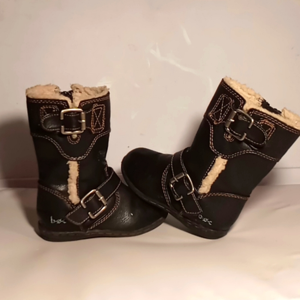 Black b.o.c Furry Boots